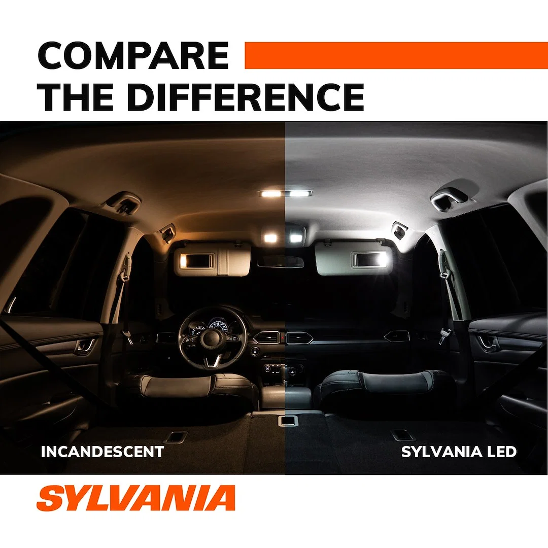 1157SL.BP2 – SYLVANIA Tail Light Bulb - LED, 1157 LED White Set Of 2
